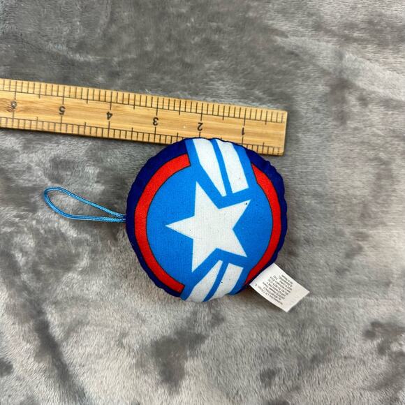 Captain America Marvel Studios Brave New World Shield Keychain Plush Toy - Picture 5 of 5